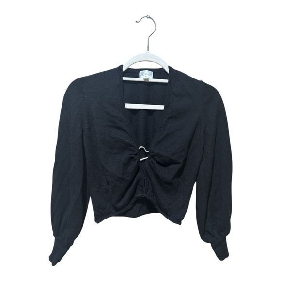 Women’s Cami NYC Black Long Sleeve Cut Out Blouse - Picture 3 of 8